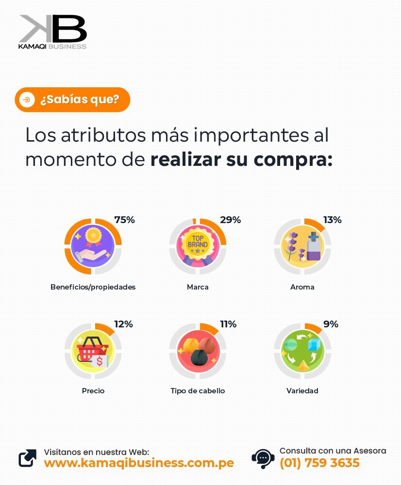 Atributos importantes al comprar shampoo